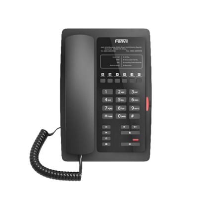 Fanvil H3W WiFi Hotel IP Phone in Black