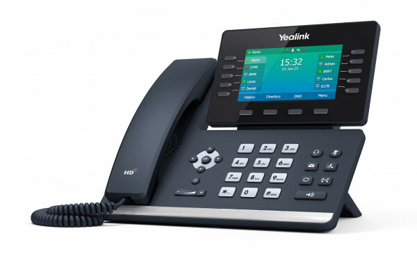 Yealink SIP-T54W IP Phone built-in Bluetooth and Wi-Fi